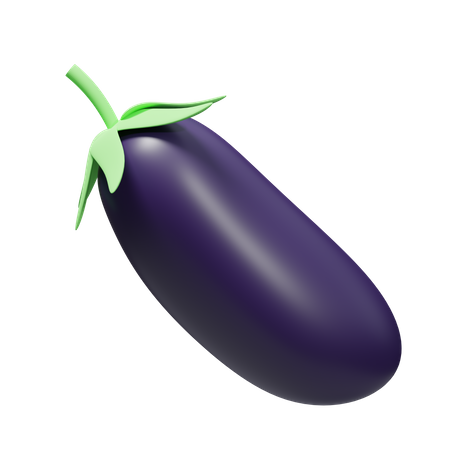 Aubergine  3D Illustration