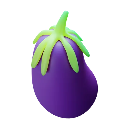 Aubergine  3D Illustration