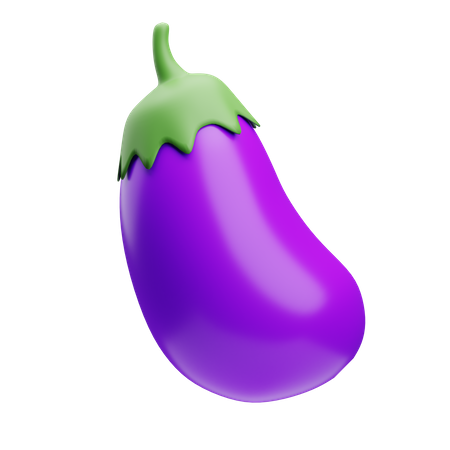 Aubergine  3D Illustration