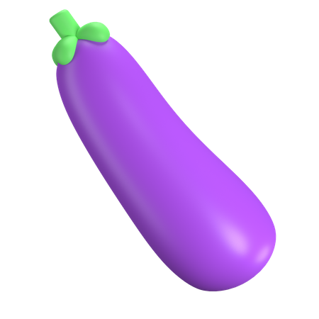 Aubergine  3D Illustration