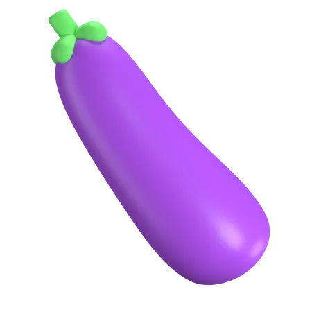 Aubergine  3D Illustration