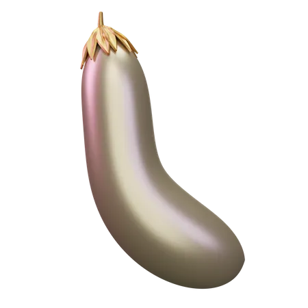 Aubergine  3D Icon