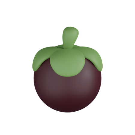 Aubergine  3D Icon