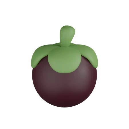 Aubergine  3D Icon