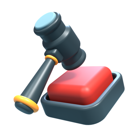 Auction  3D Icon