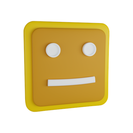 Aucun sentiment  3D Icon
