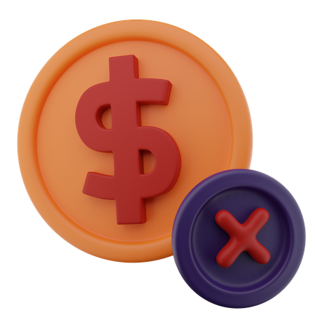 Aucune transaction  3D Icon