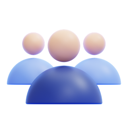 Audience  3D Icon