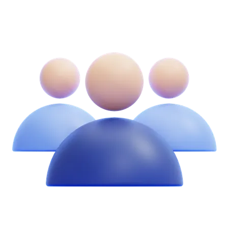 Audience  3D Icon