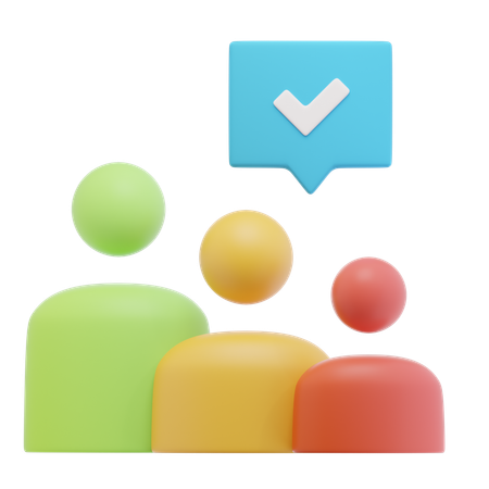 Audience  3D Icon