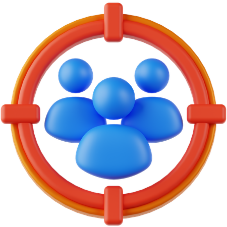 Audience  3D Icon