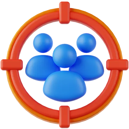 Audience  3D Icon