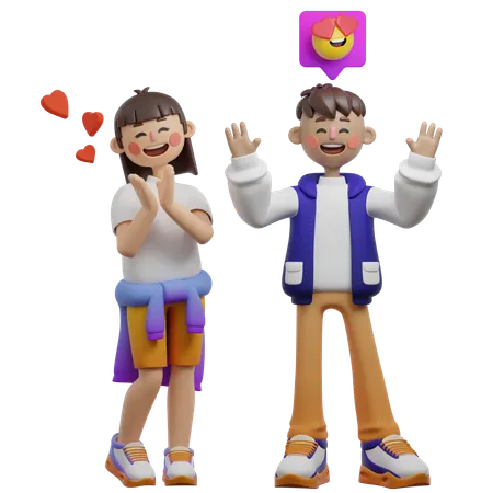 Audience Reactions  3D Illustration