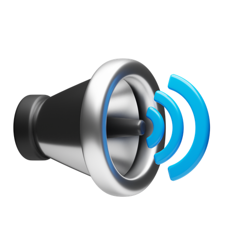 Audio  3D Icon