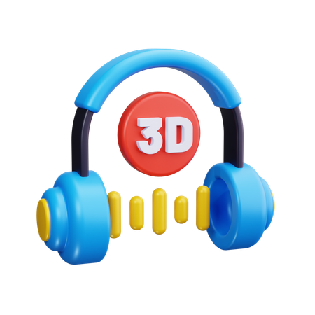 Áudio 3D  3D Icon