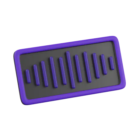 Audio  3D Icon