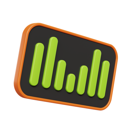 Audio  3D Icon