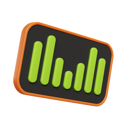 Audio  3D Icon