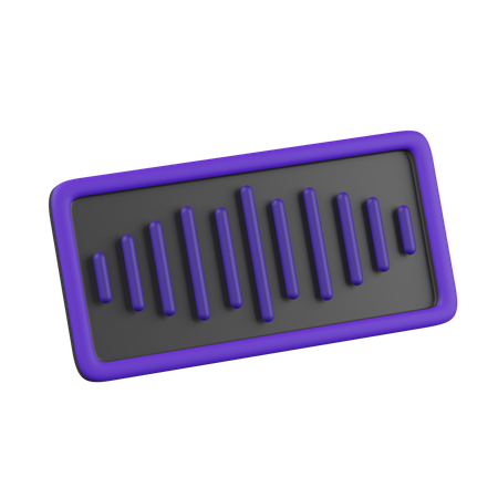 Audio  3D Icon