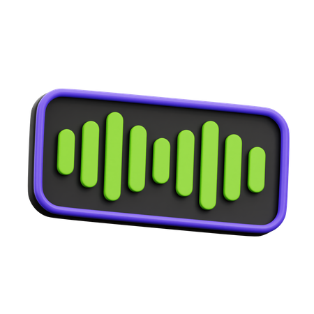 Audio 3D Icon