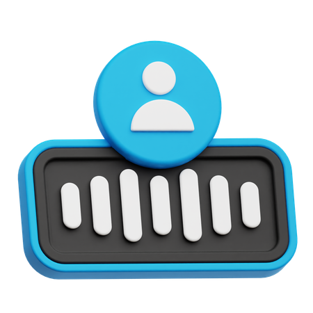 Audio Account  3D Icon