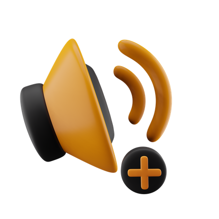 Audio de alto volumen  3D Icon
