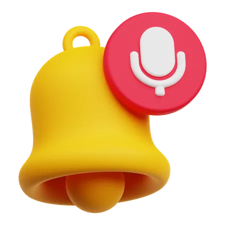 Audiobenachrichtigung  3D Icon