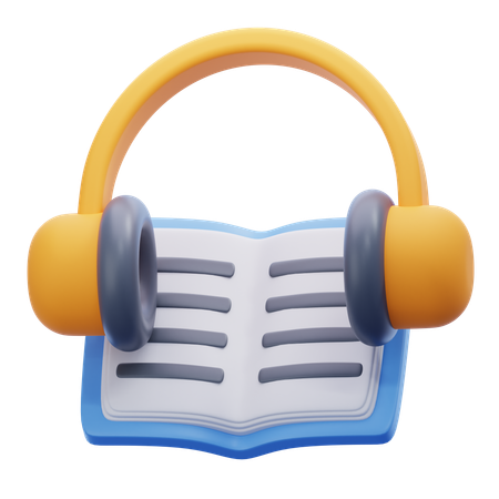 Audio book  3D Icon