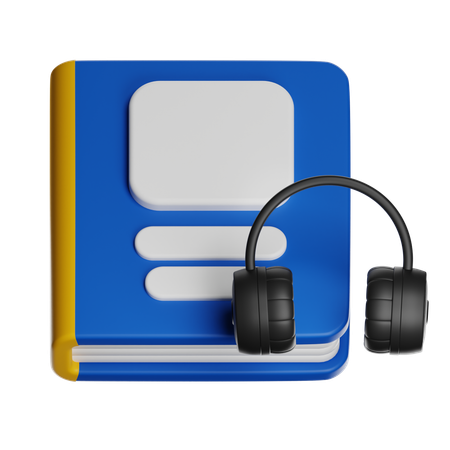 Audio Book  3D Icon