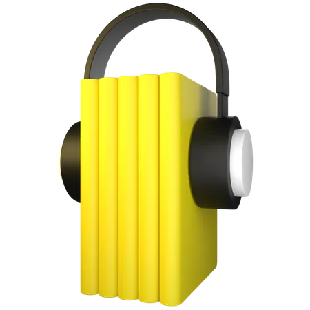 Audio Book  3D Icon