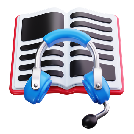 Audio Book  3D Icon