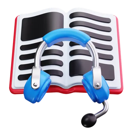 Audio Book  3D Icon