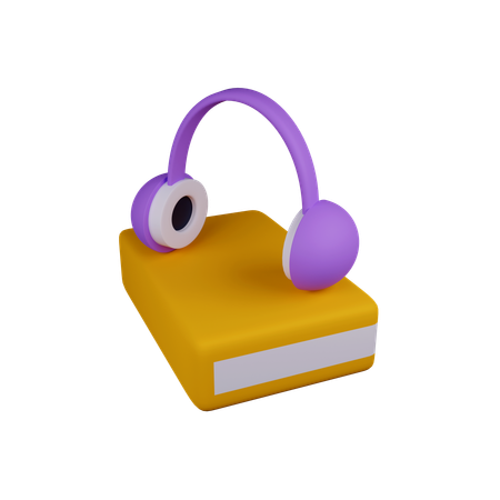 Audio book  3D Icon