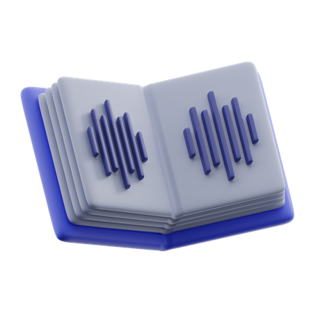 Audio Book  3D Icon