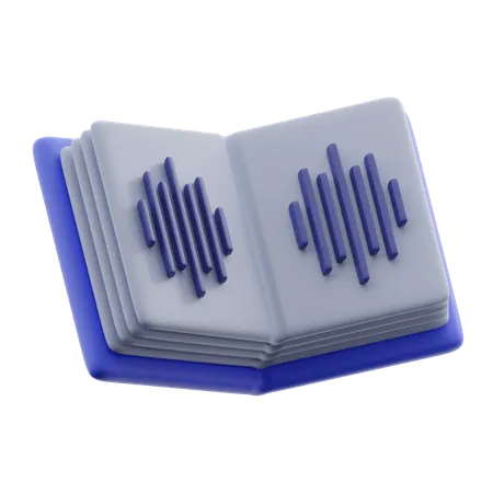 Audio Book  3D Icon