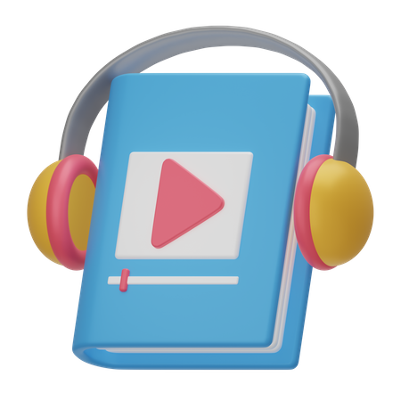 Audio Book  3D Icon