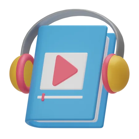 Audio Book  3D Icon