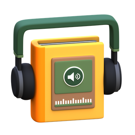 Audio Book  3D Icon