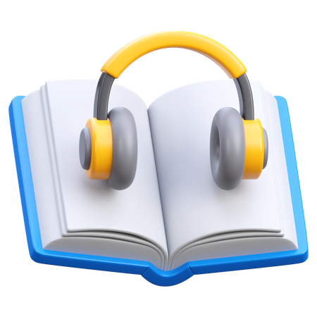 Audio Book  3D Icon