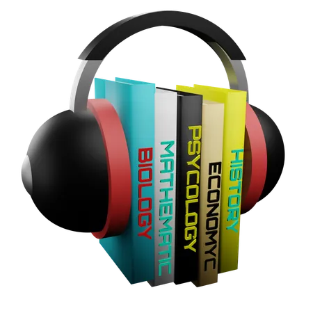 Audio Book  3D Icon