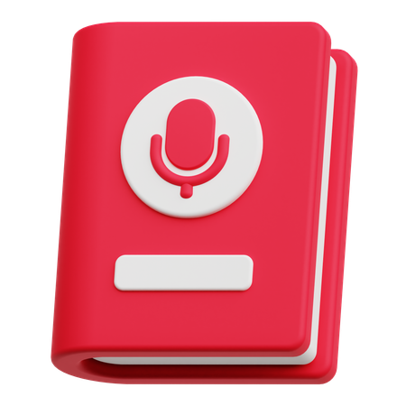 Audio Book  3D Icon