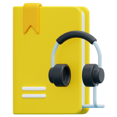 Audio Book  3D Icon