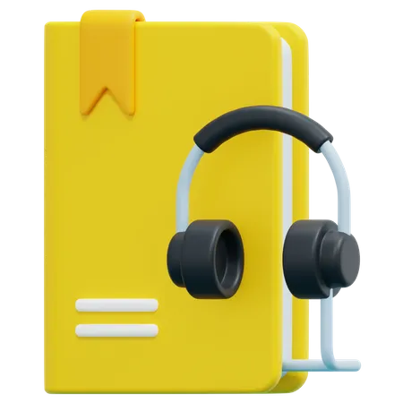 Audio Book  3D Icon