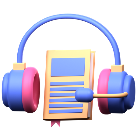 Audio Book  3D Icon