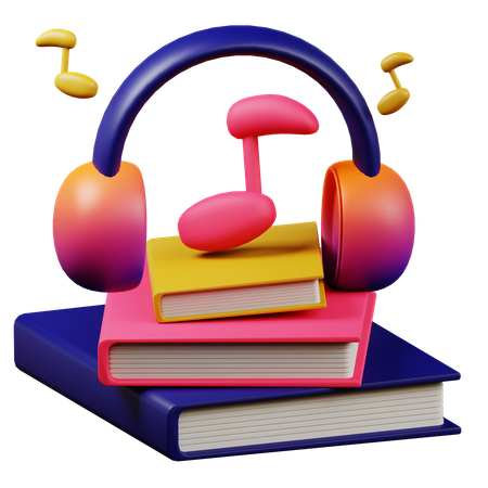 Audio Book  3D Icon