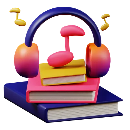 Audio Book  3D Icon