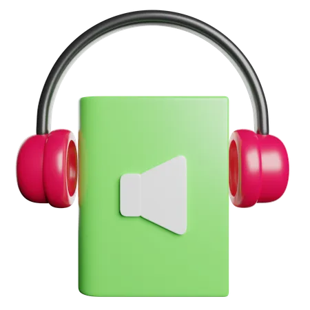 Audio Book  3D Icon