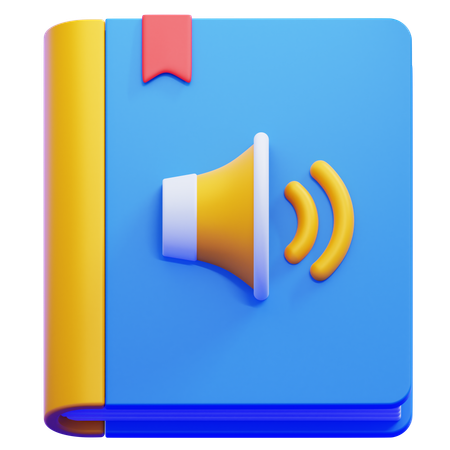 Audio Book  3D Icon