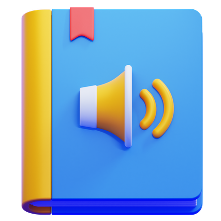 Audio Book  3D Icon