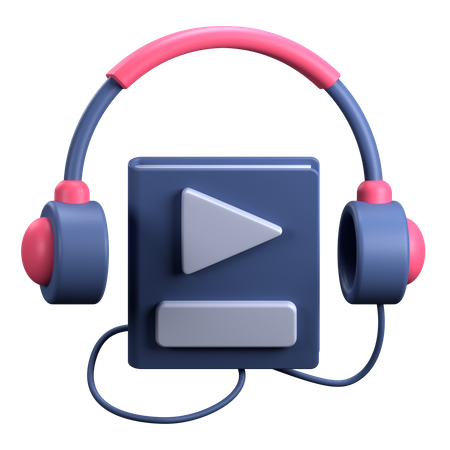Audio Book  3D Icon